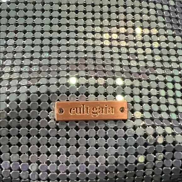 NWT Cult Gaia Gia Shoulder Bag - Pale Sky - Picture 9 of 11